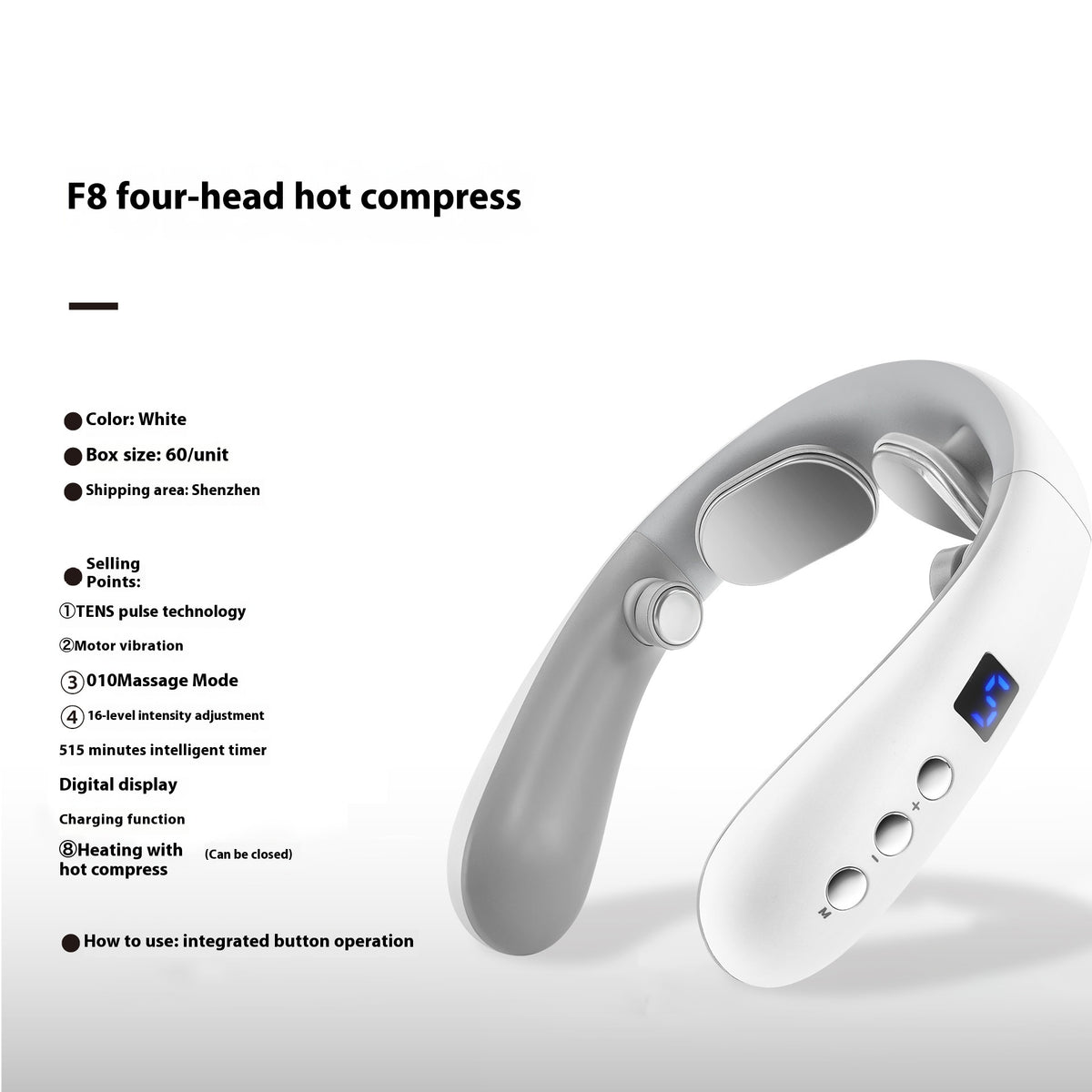 Smart Neck Massager with Heat