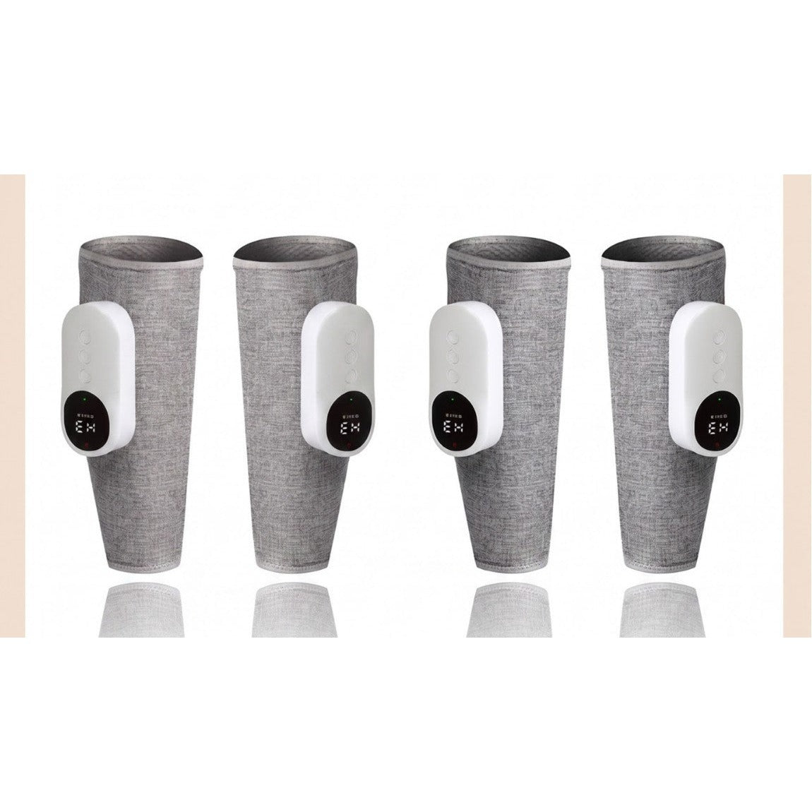 Air Compression Leg & Calf Massager with Heat - Circulation & Muscle Relief Wraps
